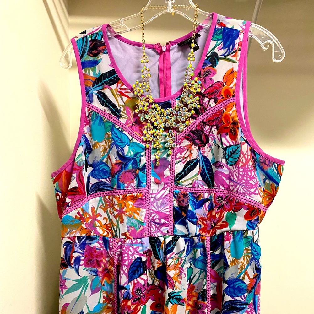 A gorgeous multi color long dress!